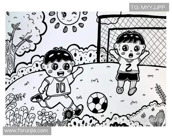 足球明星黑白画艺术作品展现儿童对足球的热爱与梦想 足球明星黑白画艺术作品展现儿童对足球的热爱与梦想